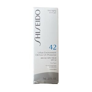 Shiseido Ubran‎ Environment Oil Free UV Protector SPF 42 7ml 0.23oz Travel Mini